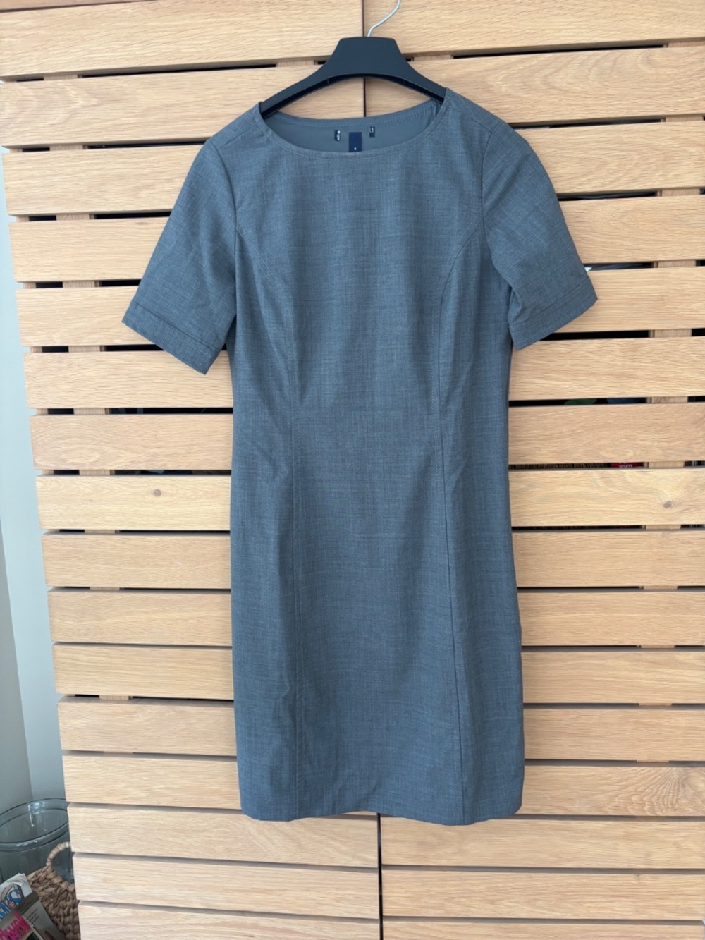 Lands' End Sheath Dress – Gray, Size 4, NWOT